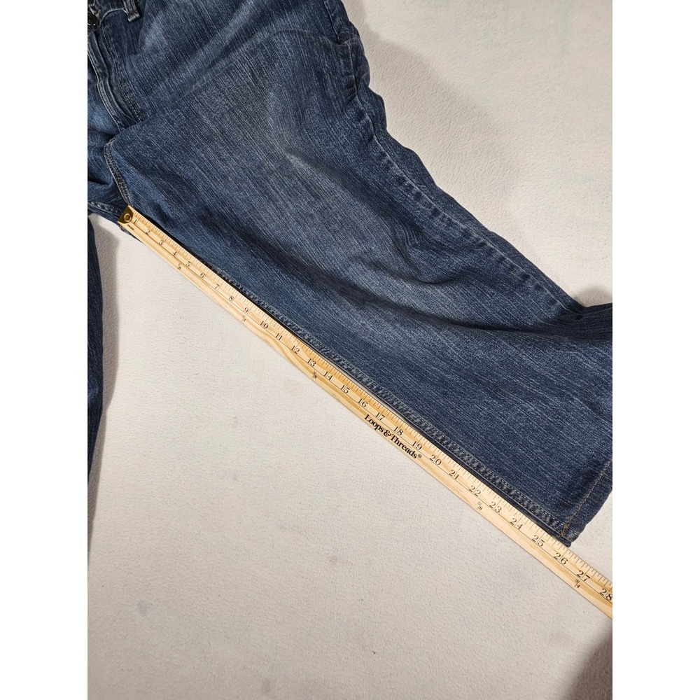Lee Relaxed Fit Mens Jeans 52x30 Blue Denim Straight Leg Stretch 2106439 - Picture 4 of 10
